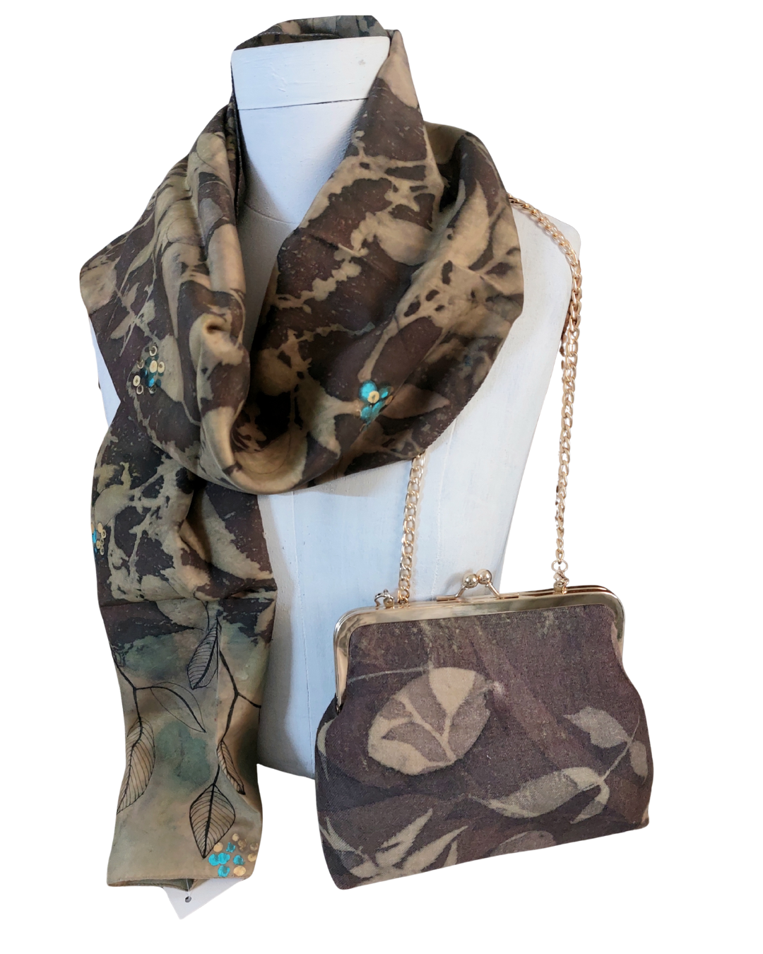 Eco-printed Silk Diva