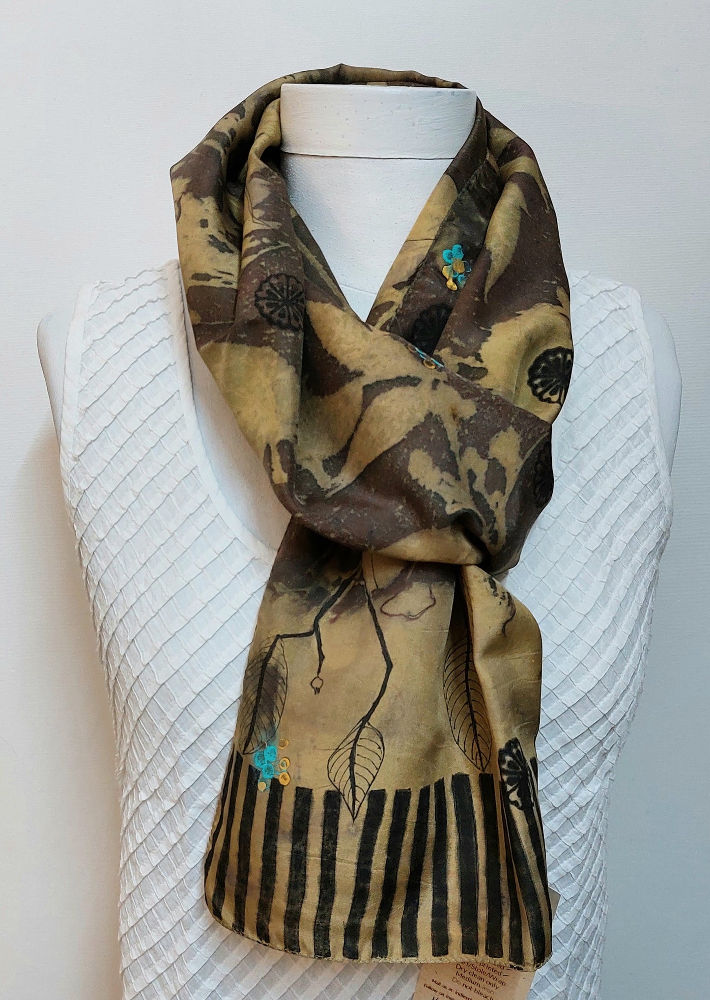 Eco-printed Silk Diva