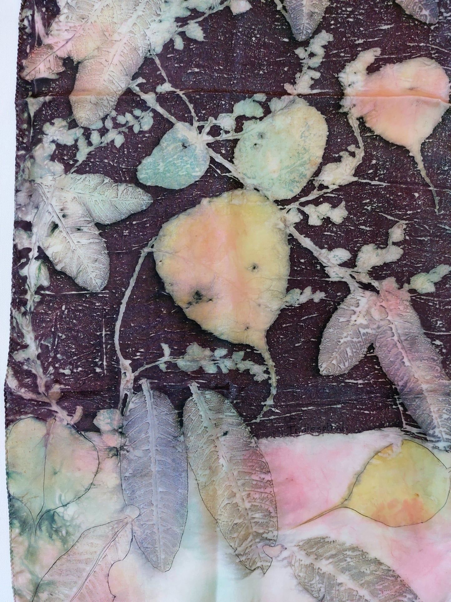 Eco-printed Silk Icon