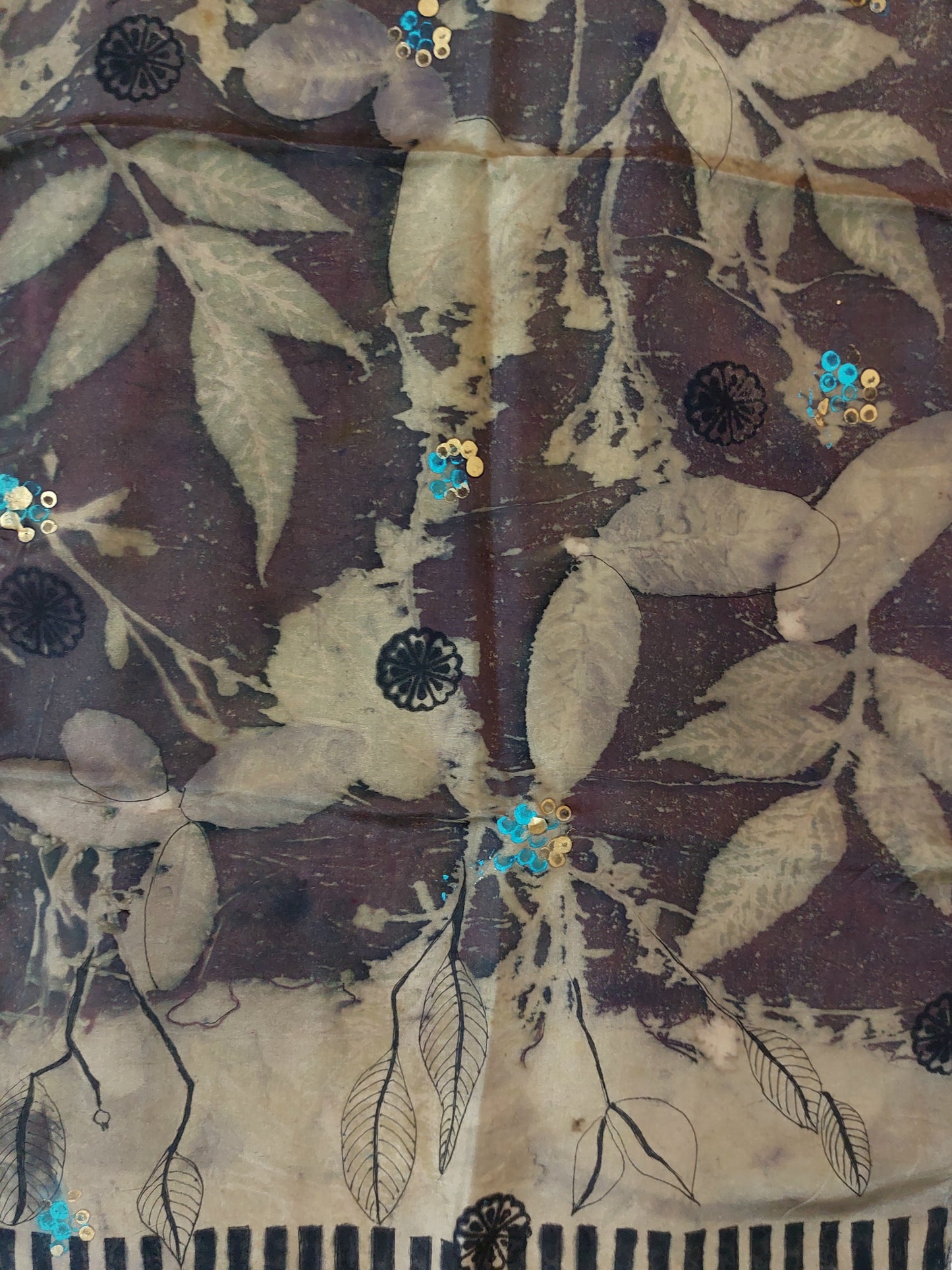 Eco-printed Silk Diva