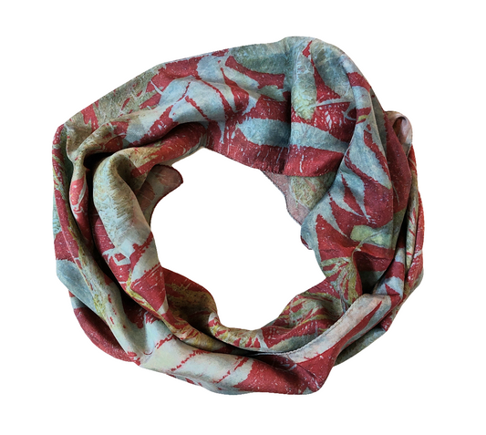 Eco-printed Silk Glamour