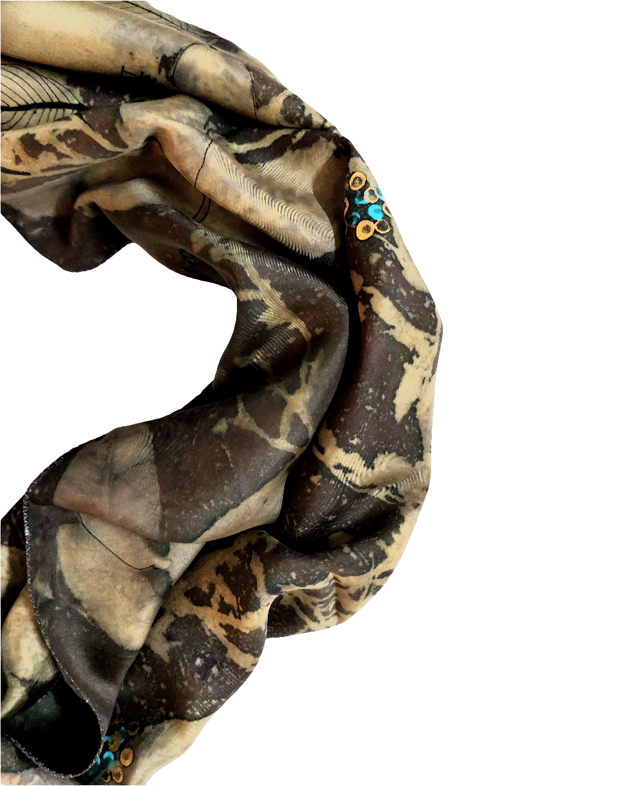 Eco-printed Silk Diva