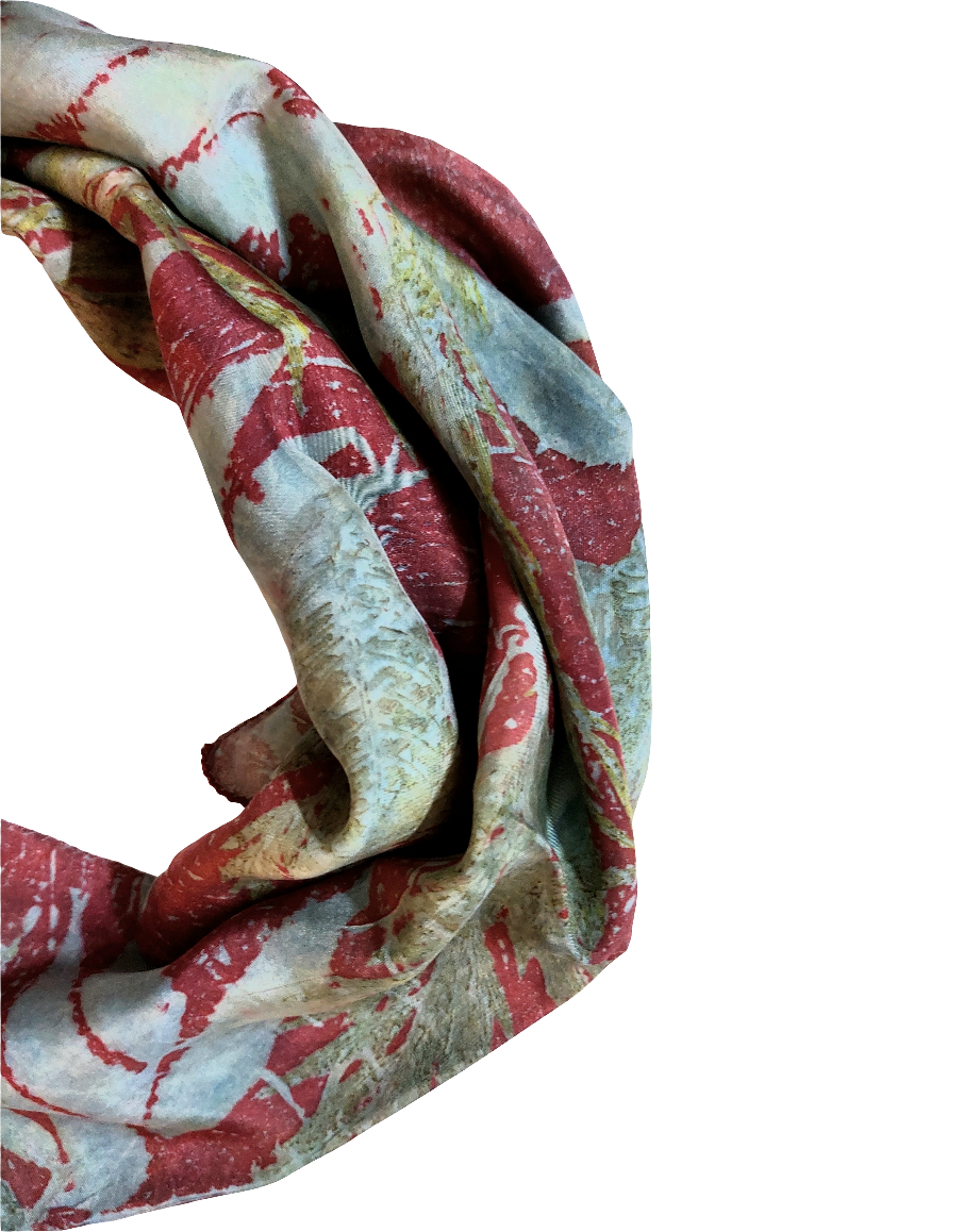 Eco-printed Silk Glamour