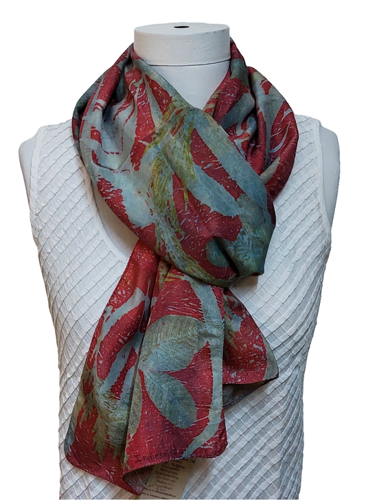 Eco-printed Silk Glamour