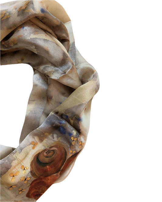 Eco-printed Silk Bouquet