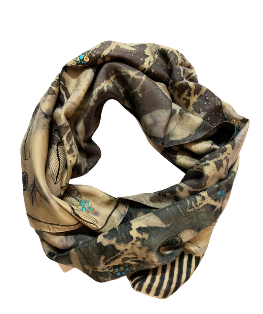 Eco-printed Silk Diva