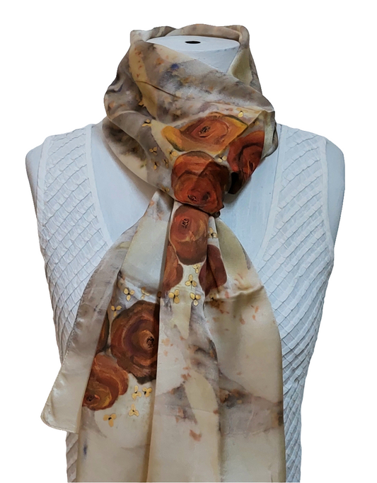 Eco-printed Silk Bouquet