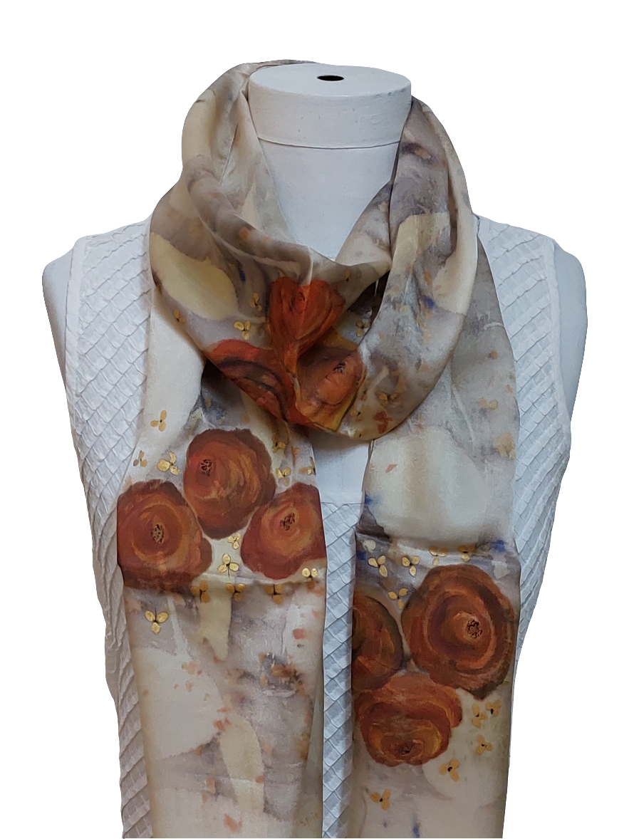 Eco-printed Silk Bouquet