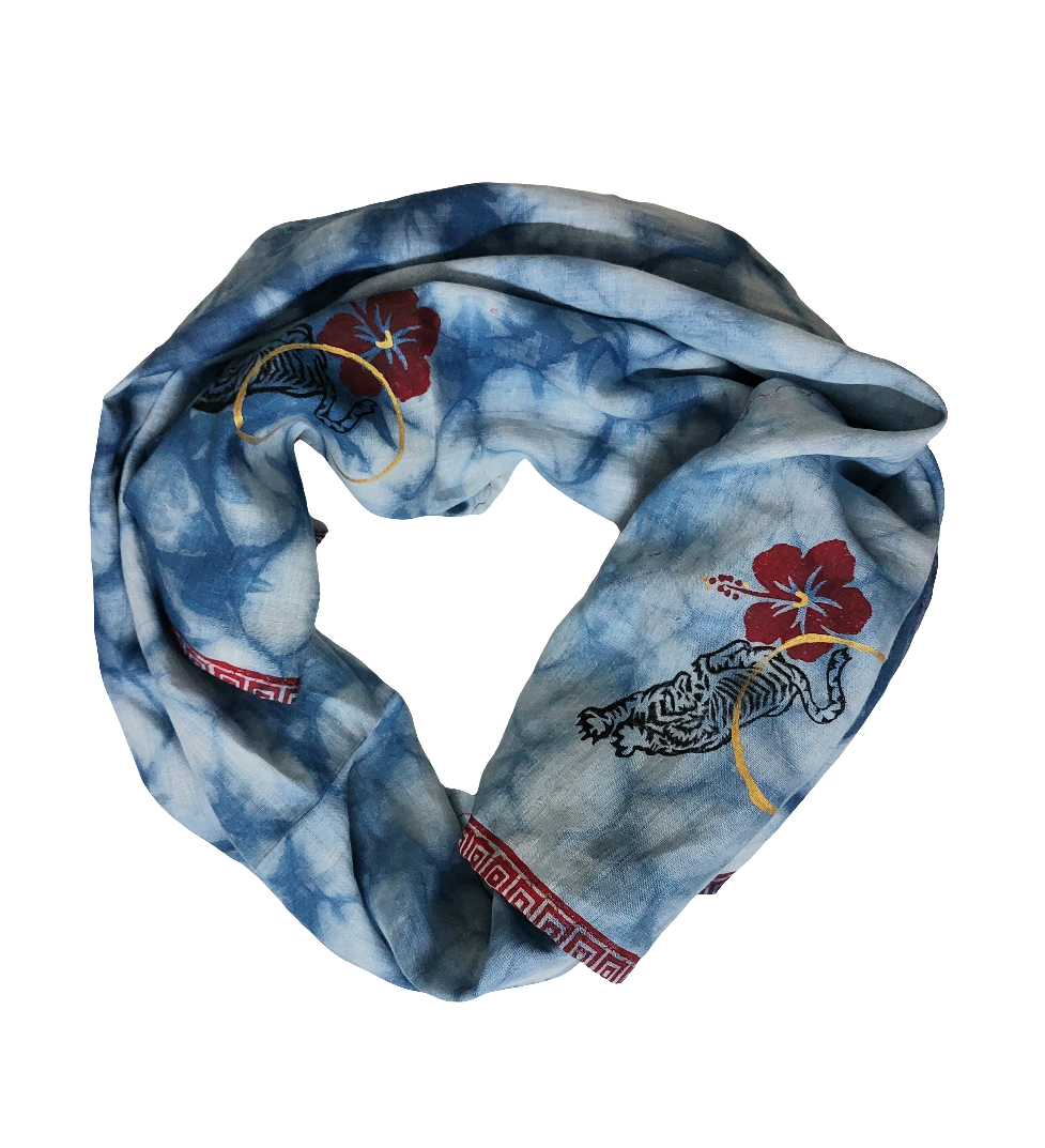 Linen Shibori Evoke