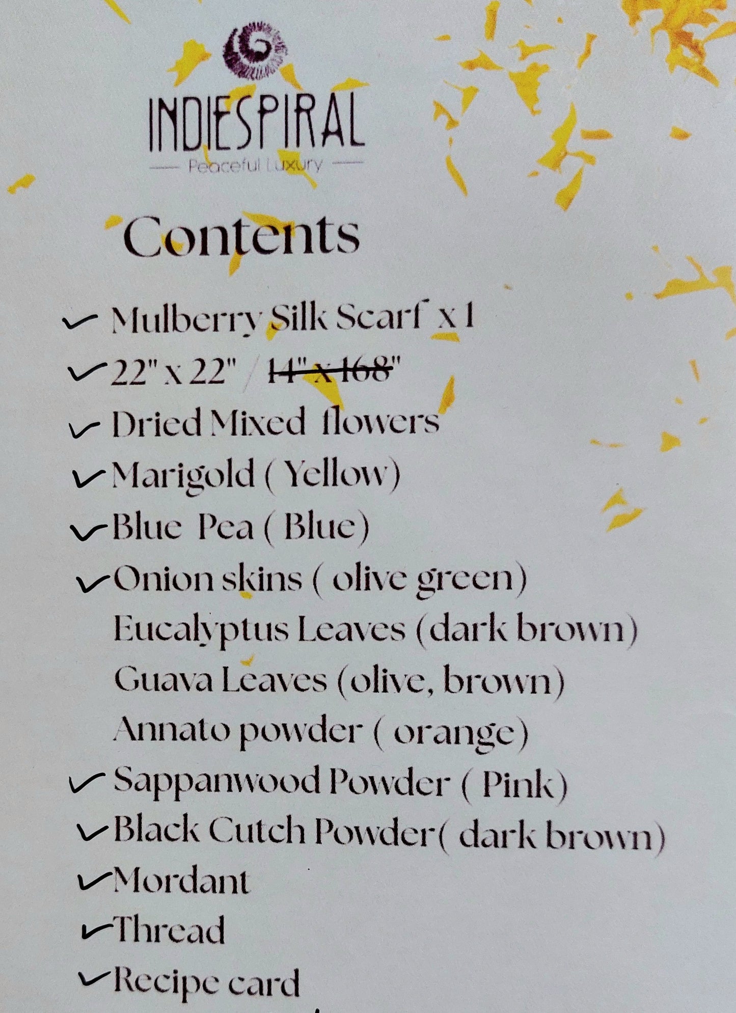 A Dance with Flowers – DIY Botanical Dyeing Kit