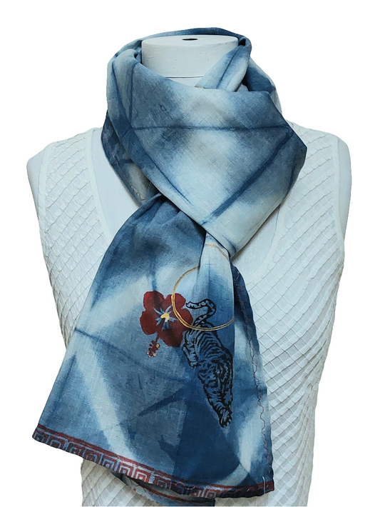 Linen Shibori Awaken