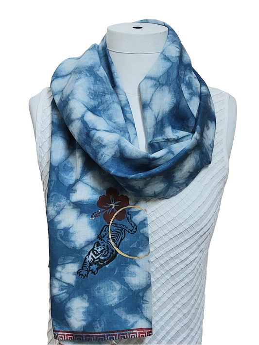Linen Shibori Evoke