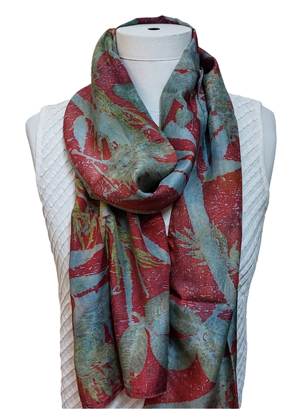 Eco-printed Silk Glamour
