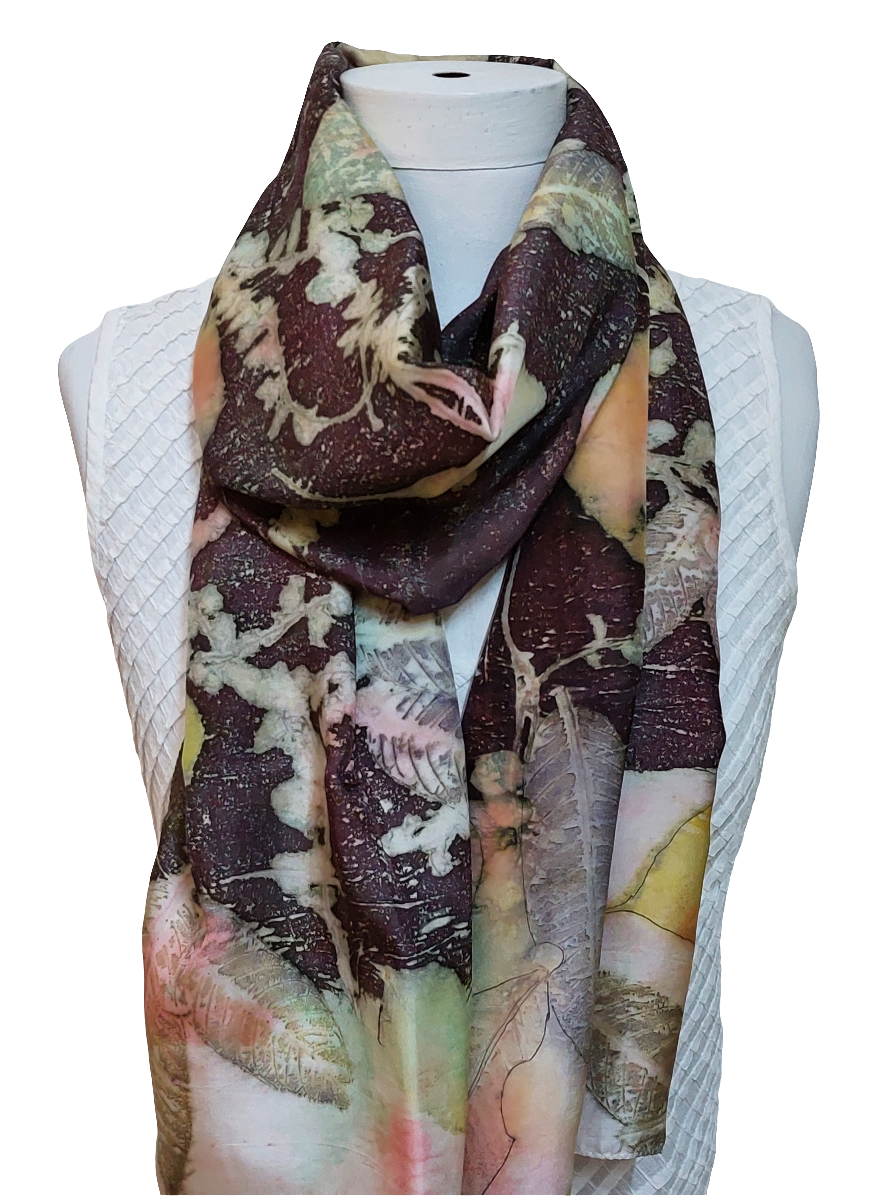 Eco-printed Silk Icon