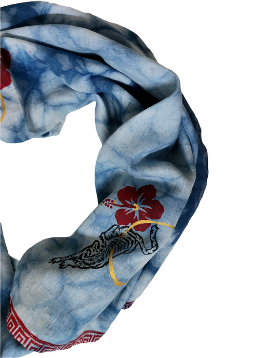 Linen Shibori Evoke