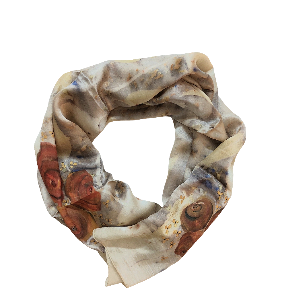 Eco-printed Silk Bouquet